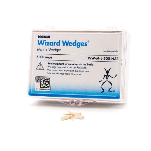 Wizard Wedges Wood Sectional Matrix Wedges Qty 500 - Dockum - GoldenDent